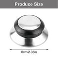 thumbnail image 5 of JZROCKER Pack of 2 Elegant Color Pots Covers Knobs Home Accessory Kitchen Supplies with Glass and Pots Lid Handles Daily Use, 5 of 8