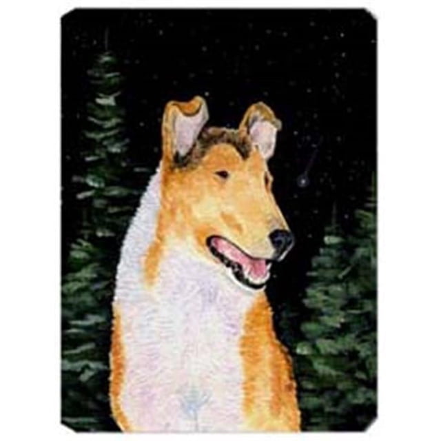 Carolines Treasures SS8484MP Starry Night Collie Tapis de Souris Lisse