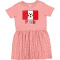 thumbnail image 3 of Inktastic Peruvian Soccer Girls Toddler Dress, 3 of 5