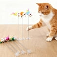 thumbnail image 3 of Pet Cat Toy Stick Suction Cup Spring Mouse Toy Interactive Cat Toy-, 3 of 7