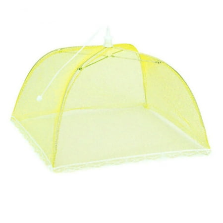 

kitchen Solid Color Home Folding Dish Cover Anti-fly Kitchen Dish Cover Food Cover Fragarn