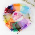 thumbnail image 2 of Bolsa de Organza para joyería, bolsa pequeña de regalo, suministros de boda, embalaje de cuentas duras, decoración de joyería, 50 Uds., 70%, 2 of 4