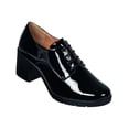 thumbnail image 1 of Zapatos Mujer Tacón Ancho Charol Negro Casual Formal negro 24 Incógnita 040DE0, 1 of 6