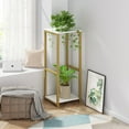 thumbnail image 4 of Support pour Plantes d'Intérieur, Coin, Haut, en Métal, Moderne, Étagère de Rangement pour Fleurs, Support pour Plantes pour Salon, Balcon, Jardin (Rond), 4 of 6