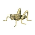 thumbnail image 3 of Grillo Figura Artesanal para Escritorio en Latón Estatua Animal Decorativa Adorno de Buena Suerte y Pieza Feng Shui Nostálgica Adecuada para Oficina Regalo Decoración Doméstica B, 3 of 7