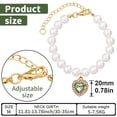 thumbnail image 2 of 2Pcs Pearl Pet Collar with Heart Rhinestone for Puppy Kitten Jewelry Accessory for Wedding Birthday Parties, White Size M, 2 of 4