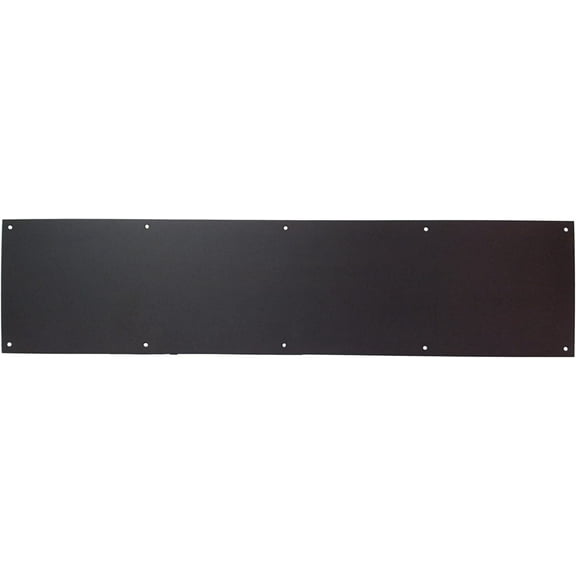 Don-Jo 90 Metal Kick Plate, Oil Rubbed Bronze Finish, 32" Width x 6" Height, 3/64" Thick