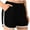 Black, variant on ZZwxWA Athletic Shorts for Womens Summer Yoga Shorts Sports Quick Dry Elastic Wasit Short Pants Outdoor Sports with Pocket