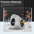 thumbnail image 3 of Guiexla Fish Tank Ornaments Ceramics Aquarium Decoration Shrimp Shelter Breeding Tank Landscaping Ornaments Unique Shape Odorless Cave Stone, 3 of 7