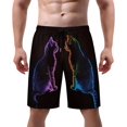 thumbnail image 1 of NICKSUN Men's Swim Trunks, Cute Print Quick Dry Summer Board Beach Shorts with Mesh Lining and Pockets, 1 of 6