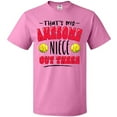 thumbnail image 3 of Inktastic That's My Awesome Niece out There with Softballs T-Shirt, 3 of 5