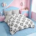 thumbnail image 2 of Erosebridal Football Sport Theme 7-Piece Twin Bedding Sets,Soccer Ball Games Bedding Comforter Set For Kids Girls,Reversible lightgray, 2 of 7