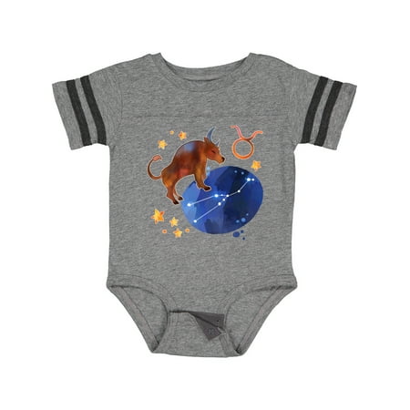 

Inktastic Taurus Constellation Zodiac Sign Illustration Gift Baby Boy or Baby Girl Bodysuit