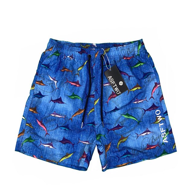 Pantalones cortos informales para hombre, shorts grandes holgados de cinco centavos, diseño de logotipo popular, para playa y surf, Verano Fivean unisex