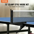 thumbnail image 2 of VEVOR Ping Pong Table Foldable Table Tennis Game Table Indoor with Clamp Net, 2 of 9