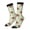 2 Black-1, variant on Lilies Flowers Print Adult Socks for Men & Women,Calf Socks, Ankle Socks,Boots Socks,Breathable Casual Sock,Unisex Crew Socks