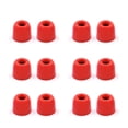 thumbnail image 2 of Langgg 6 Paires de Coussinets Élastiques Réduction de Bruit en Mousse pour Dormir Embouts de Voyage Portables Remplacement Coussinets Rouges, 2 of 8