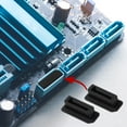 thumbnail image 3 of 10 Pcs Black Silicone Anti Dust Cap Protector Cover for SATA Female Port, 3 of 7