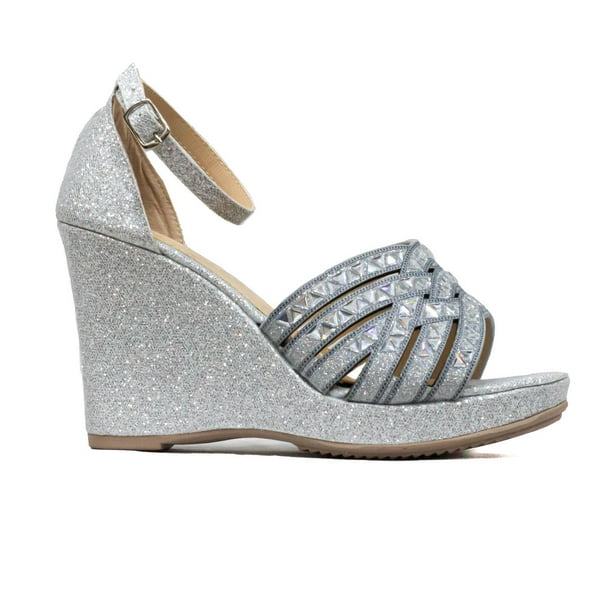 Zapatillas para Mujer Trendy Shoes 67359 plateado 25.5