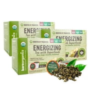 BareOrganics Energizing K-Cup Tea Pods, 36 Ct (3 Boxes of 12)