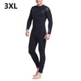 thumbnail image 4 of Sonducket Trajes de neopreno de 5MM, traje de buceo, pantalones largos de manga larga, traje de Surf con protección para buceo, esnórquel, Deportes acuáticos Hombre/Negro 3XL, 4 of 6