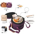 thumbnail image 5 of TOPFUND 432Hz D Note Emerald Fusion 8 inch Crystal Singing Bowl with Heavy Duty Carrying Case and Suede Stick, 5 of 8