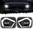 thumbnail image 1 of Faros delanteros Partsam Eagle Eye H6054 LED 7x6 5x7, negros, 1 of 8