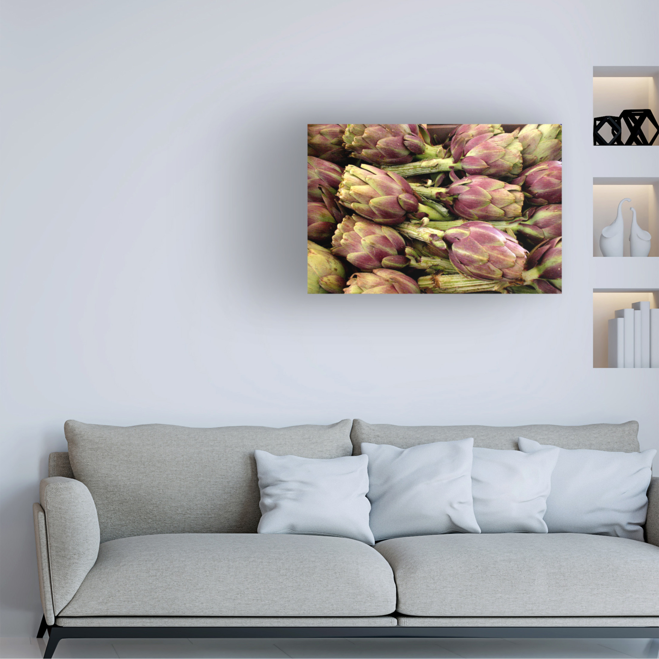 Canvas Wall Art - DANE 'Keukenhof Gardens 11' Wall Art for Living Room, Bedroom, or Office Décor by Trademark Fine Art - 19 x 12 Inches