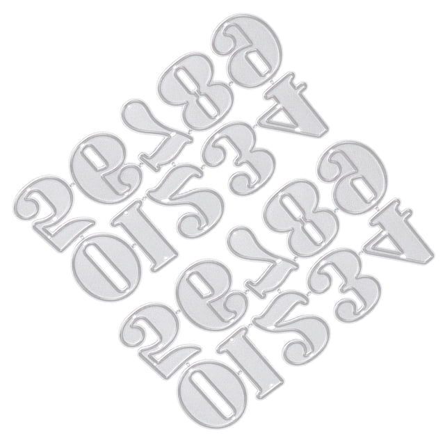 Cutting Stencil Die, Die Cutting Machine Cutting Dies Unique Light And Thin 2 Pcs For Making Greeting Invitation Cards Home And Party Decorations For Carving