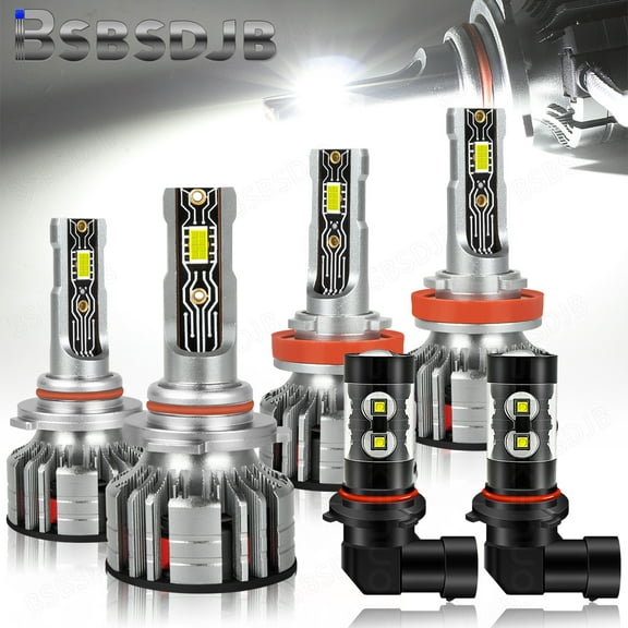 For Lexus RX350 2007 2008 2009  LED Headlight High Low Beam   Fog Light Bulbs