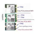 thumbnail image 3 of WiFi Wireless Card Extension Adapter Protection Card for A+E Key E-Key M.2 NGFF Multi-Functional Net, 3 of 5