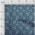 thumbnail image 2 of oneOone Cotton Cambric Navy Blue Fabric Floral Craft Projects Decor Fabric Printed By The Yard 56 Inch Wide, 2 of 4
