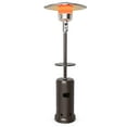 thumbnail image 2 of Costway 50000 BTU Propane Patio Heater Standing LP Gas Steel with Wheels Bronze, 2 of 10