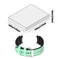 thumbnail image 5 of Correa de reloj de silicona Correa de reloj ajustable con hebilla plateada para Galaxy Watch 6, 5 of 5