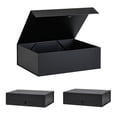 thumbnail image 1 of Caja de regalo PLINJOY extra grande negra 42 x 36 x 14 cm, paquete de 3, 1 of 7