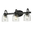 thumbnail image 5 of Golden Lighting Parrish 3-light Vanity in Matte Black, 5 of 7