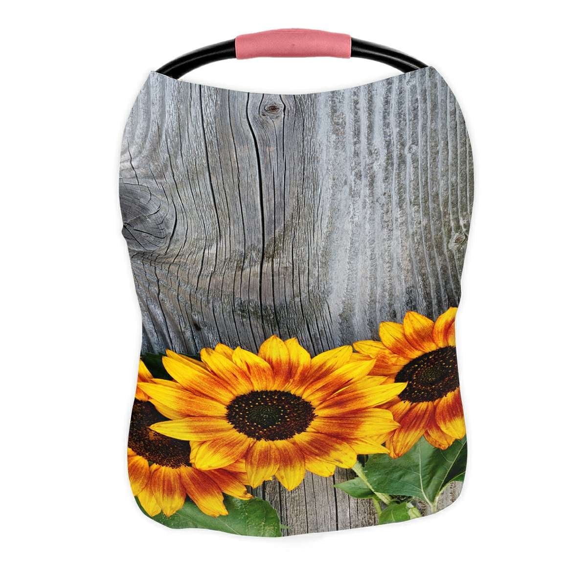 ECZJNT Old Boards Vintage Sunflowers Nursing Cover Baby Breastfeeding Infant Feeding Cover Baby Car Seat Cover