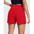 thumbnail image 2 of CRZ YOGA Women's Lightweight Hiking Shorts 4'' Stretch for Athletic Summer Travel Outdoor Golf with Zip Pockets, 2 of 4