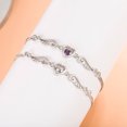 925 Silver Leaf Shape Bracelet for Women Elegant Open Bangle Jewelry