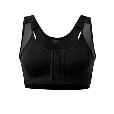 

zuwimk Sports Bra Women s Ballerina Light Support Strappy Back Yoga Sports Bra Black M