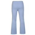 thumbnail image 4 of Women Close-fitting Flared Pants Solid Color High Waist Trousers, 4 of 6