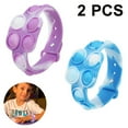 thumbnail image 1 of Bubble Sensory Bracelet Toys, Stress Relief Wristband Fidget Toys, Wearable Pop Its Funny Relief Game Soft Squeeze Toy Para Niños Y Adultos Ansiedad Autismo Jormftte 222130-2, 1 of 7