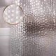 thumbnail image 1 of Shower Curtain Liner 8G EVA Thick Shower Curtain with Heavy Duty 3 Bottom Magnets, Shower Liner for Shower Stall, Bathtubs, 3D Pebble Pattern, 1 of 4