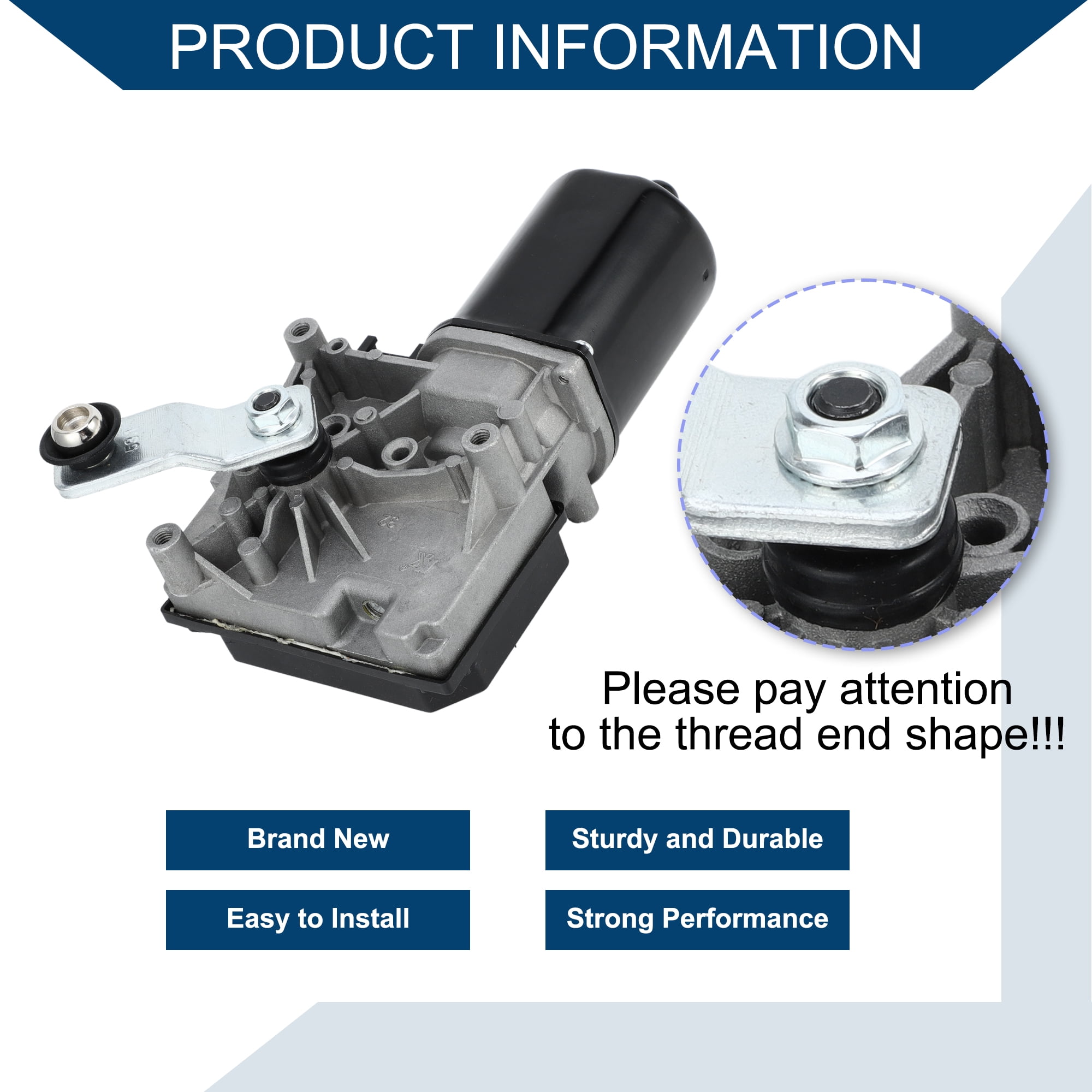 Unique Bargains Windshield Wiper Motor for Buick Lesabre and for Cadillac Deville