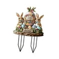 thumbnail image 2 of Estaca de jardín de Pascua, figura acrílica, estacas de jardín, decoración de jardín, regalos, escultura de animal, estatua de conejo para césped al Estilo B, 2 of 8