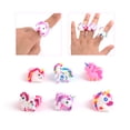 thumbnail image 5 of 45 Pcs Unicorn Themed Party Favors for Kids Girls Age 4-8-12,Unicorn Headband Slap Bracelet Stamp Tattoo Gifts Color Random, 5 of 9