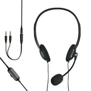 onn. 3.5 mm Stereo Headset With Built-in Microphone