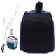 thumbnail image 1 of Tienda de sauna de vapor portátil Sauna de vapor personal de tamaño completo Spa personal para el hogar con control remoto Negro con borde azul, 1 of 15