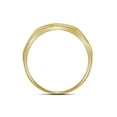 thumbnail image 2 of 10kt Yellow Gold Mens Round Diamond Square Cluster Ring 1/4 Cttw, 2 of 2