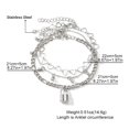 Horplkj for Wedding Bracelets Beach Metal Anklet Set Vintage Multi